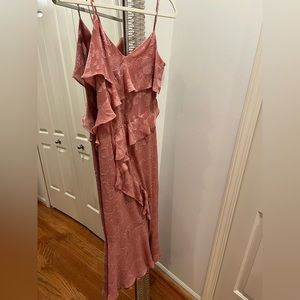 Pink midi zara dress NEW